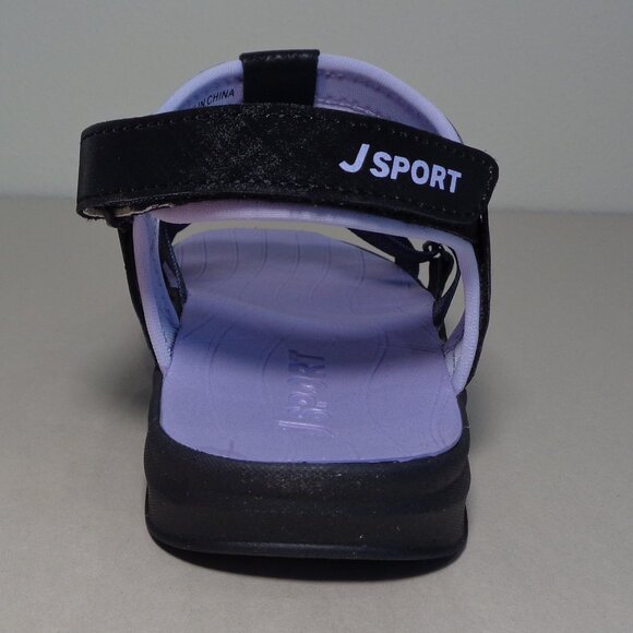 JSport by Jambu Size 6 M KAIA Black / Purple Geometric Sandals New Women's Shoes - Picture 11 of 16